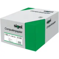 Sigel DIN-Computer paper - Perforiertes Papier, einfach - 240 x 305 mm - 70 g/m2 - 2000 Blatt (12237)