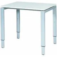 Schaffenburg Verstelbaar Bureau - Domino 80x60 grijs - alu frame