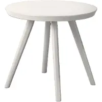 Van Der Meulen kindertafel kunststof pastel taupe rond 50,5cm speelgoed.