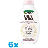Garnier Ultra Doux Shampoo Zachtheid van Haver – 6 x 250 ml – Milde Verzachtende Shampoo – Hypoallergeen & Zonder Siliconen
