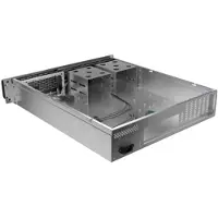 Lanberg Chassis rack 2U SC01-5202-12B 3 ventilatoren 10 USB 3.0 bays zwart