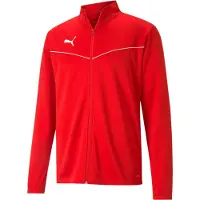 Puma Trainingsjack 'TeamRise' rood / wit