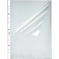 Herlitz folderhoes - DIN A4 - generfd - 0.055 mm - 100 stuks