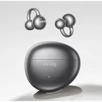 Sanag S7S ultragevoelige sporthoofdtelefoon met lange gebruiksduur, beengeleiding en Bluetooth voor over het oor met open AI-vertaling