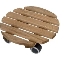 Esschert Design Plantentrolley Esschert's Garden Bruin D 28,8 H 8,3 Cm