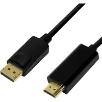 Ginza.se CV0127, DisplayPort 1.2 - HDMI 1.4 adapterkabel, 2,0 meter