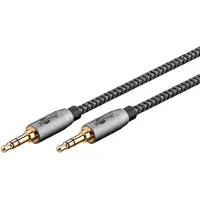 Goobay Plus audio-aansluitkabel 3,5 mm stereo, 2,0 m