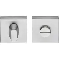Formani Basics BSQWC53-ZI toiletsluiting vierkant zonder indicatie - mat RVS