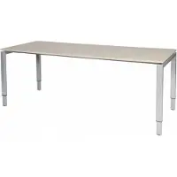 Schaffenburg Verstelbaar Bureau - Domino 200x80 robson - alu frame