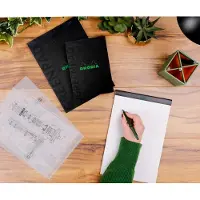 Rhodia notitieblok GREENPAD, A4, gelinieerd, zwart