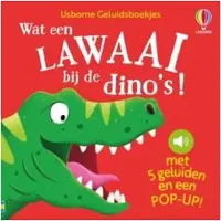 Usborne Wat een lawaai bij de dino's! (Kartonboek)