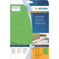 Herma 4469 gekleurde etiketten A4 70 x 37 mm groen verwijderbaar (480 etiketten)