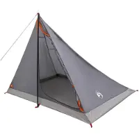 vidaXL Backpacking Tent 4-persoons Grijs en Oranje