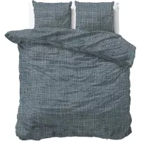Sleeptime Pure Dekbedovertrek Katoen - Vintage Blauw 200 x 200/220 cm