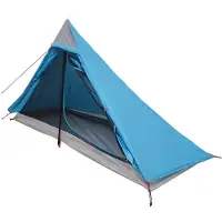 vidaXL Backpacking Tent 222 x 85 x 125 cm Blauw