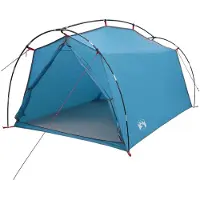 vidaXL Tunneltent 2-persoons Blauw 185T Polyester met PU Coating