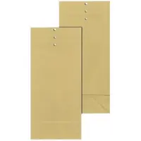 Mailmedia Musterbeutel 2x gerillt, 3x gelocht, 120 g-qm Falte 50 mm, Natron braun, Eigengewicht: 16,0 g (40113-7)