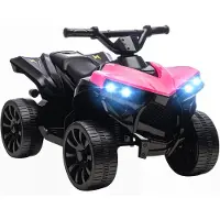 AIYAPLAY Elektrische Kinderauto-Metaal, Kunststof-70L x 42B x 45H cm-Roze