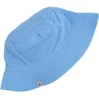 Huttelihut - Kid's Bucket Hat Muslin - Hoed 54 cm - 6-8 Years, blauw