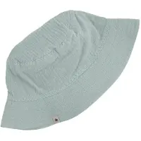Huttelihut - Kid's Bucket Hat Muslin - Hoed 54 cm - 6-8 Years, grijs