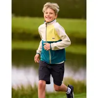 Color Kids - Kid's Fleece Jacket with Chest Pocket - Fleecevest 152, beige