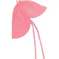 Huttelihut - Kid's Summer Hat Ears Muslin - Hoed 52 cm - 2-4 Years, roze