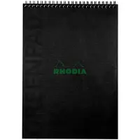 Rhodia Spiraalnotitieblok GREENPAD, A4+, gelinieerd, zwart
