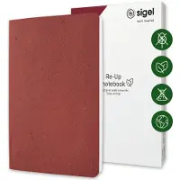 Sigel Re-Up notitieboek, A5, geruit, mosgroen