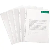Exacompta Showtassen A4 Glad Transparant 90 micron PP (Polypropeen) Boven 5920E 50 Stuks