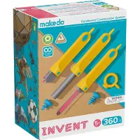 Makedo Gereedschap voor karton - Uitvinden - 360 Onderdelen - - OneSize - Gereedschap
