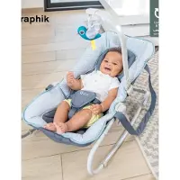BabyMoov SchuinStoel - Bubble - 63x40x48 cm - Grafisch Blue - - OneSize - Stoelen