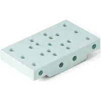 Modu Blok Basis - 50x30x10 cm - Ocean Mint - - OneSize - Motoriek speelgoed