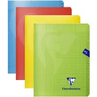 Clairefontaine geruit notitieboek met genaaide rug, 170 x 220 mm.