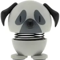 Hoptimist figuur XS Pug, grey