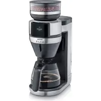 Severin Volautomatische filterkoffiemachine FILKA KA 9694, roestvrij staal, geborsteld, zwart, matzilver