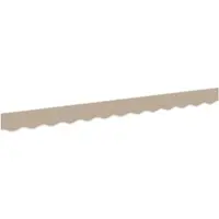 vidaXL Vervangvolant voor zonnescherm voor 2,5 m Beige Polyester