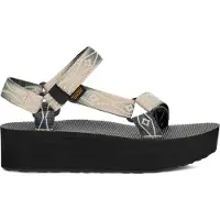 Teva Women Flatform Universal Sunscape Waterless Black Cream-Schoenmaat 40 (UK 7)