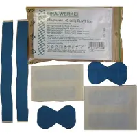 Leina Pflasterset diverse Grössen 40-teilig, elastisch-wasserfest, blau, detectable