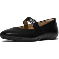 FitFlop Women Delicato Leather Mary Janes All Black-Schoenmaat 37
