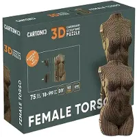 Cartonic - 3D Sculptuur Puzzel Vrouwentorso- Decoratie- 3D puzzel