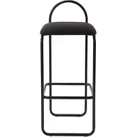 AYTM Angui High Barstoel 92.5 cm | Anthracite Boucle