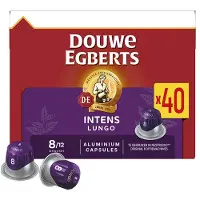 Douwe Egberts Lungo Intens Koffiecups - Intensiteit 8/12 - 5 x 40 capsules