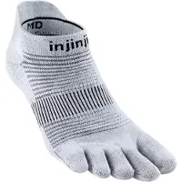 Injinji Run Lightweight No-Show Coolmax Gray S (37-40)