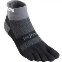 Injinji Run Midweight Mini-Crew Coolmax Black/Gray M (40.5 - 44)