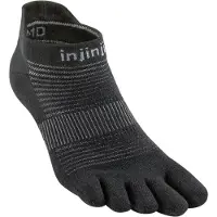 Injinji Run Original Weight No-Show Coolmax Black M (40.5 - 44)