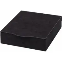 Giobagnara Trinket Box Luna Square Large Calfskin Suede Ocean