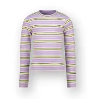 Vingino T-shirt Basic stripe top Meisje Paars 176