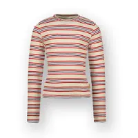 Vingino T-shirt Basic stripe top Meisje Geel 128