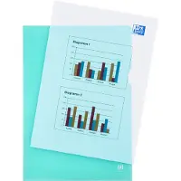 Pierre by Elba documenthoezen A4 transparant groen, 0,15mm PVC, 25 stuks