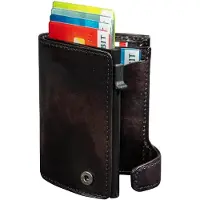 Tony Perotti Van Gogh Dames & Heren Pasjeshouder - Leer - rfid - Zwart